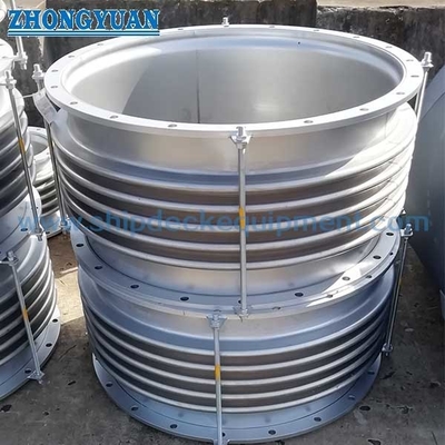 Tipo giunto di dilatazione dei soffietti di acciaio inossidabile Marine Pipe Fittings della flangia