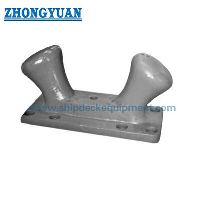 20 ¢ 200T Ancoraggio a bullone Bollard di Dock a doppia parte Bollard di acciaio fuso / ferro flessibile Bollard di ormeggio inclinato