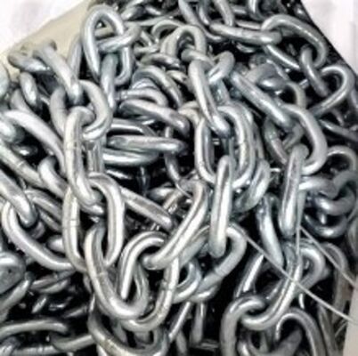 Catena di ancoraggio senza perni zincata a caldo | Gradi di maglia aperta U1, U2 e U3