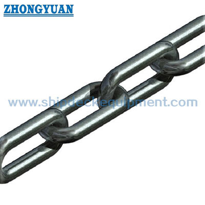 DIN 763 Long-Link Round Steel Chain.