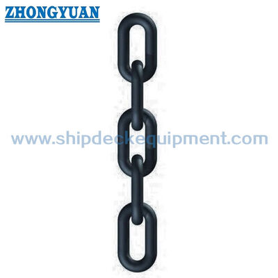 Catena di ormeggio per boe della Guardia Costiera MIL-C-22521C con maglie aperte | Catena saldata senza prigionieri da 13-48 mm
