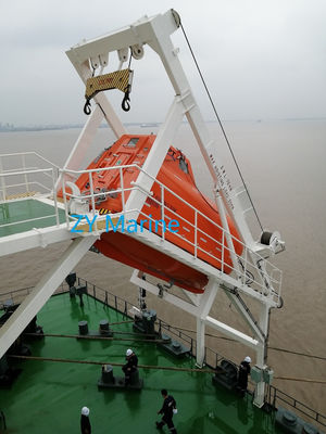 Attrezzatura della salvavita della nave degli apparecchi di MED Free Fall Lifeboat Launching di approvazione della classe