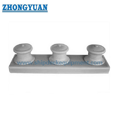 150-450mm Open Type 3 Roller Shipside Fairlead JIS F2014 Guida alla corda per l'ormeggio delle navi