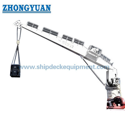 1 ¢ 20T Straight Boom Hydraulic Marine Deck Crane.