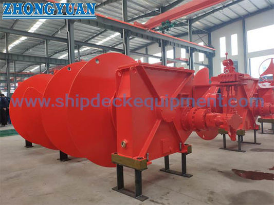 Verricello salpaancore e salpaormeggio elettroidraulico combinato Φ64 mm per ponte nave