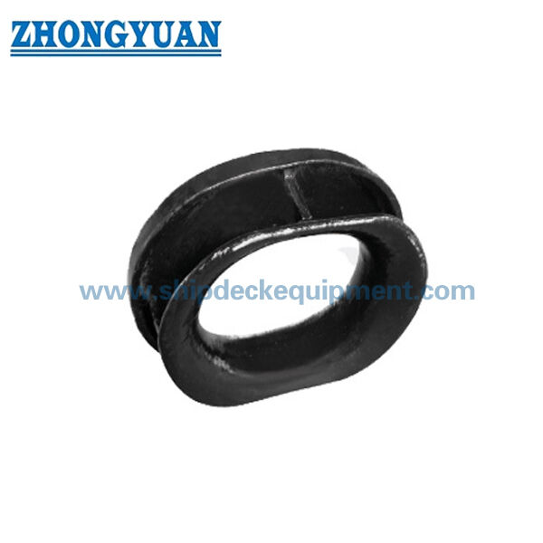 Bulwark Monted Cast Steel Mooring Chock. ISO 13713 Tipo B per gli ormeggi delle navi.