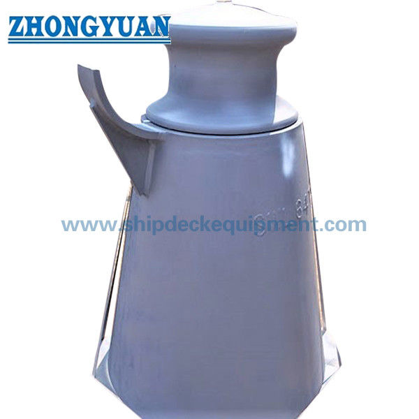 100×450mm Pedestal Roller Fairlead con Cleat. Verificato SWL (254×1766 kN) per l'ormeggio delle navi.