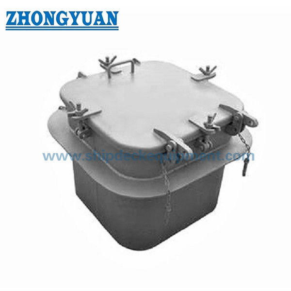 CB/T 3728 A URS26 Coperchio di portellone in acciaio resistente alle intemperie con attrezzature marine a farfalla